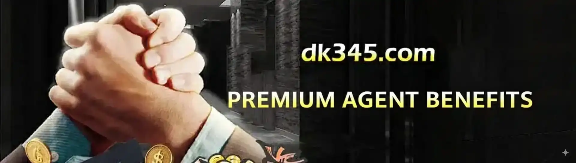 eg333 banner highlighting premium agent program benefits.